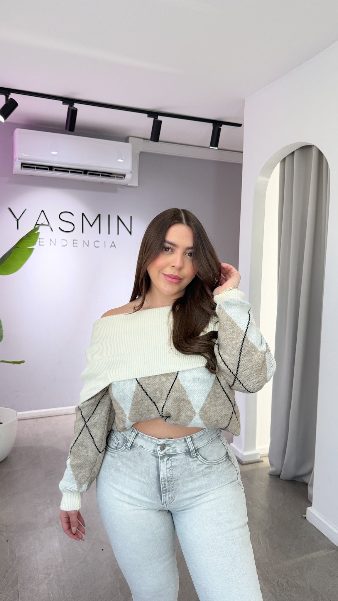 SWEATER ROMBO ELEGANCE