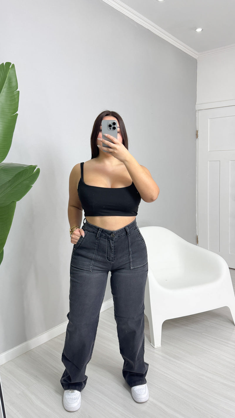 WIDE LEG GREY ATLANTA