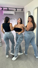 CARGO JEANS LOVE SNT