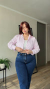 CAMISA CROP LÍNEAS