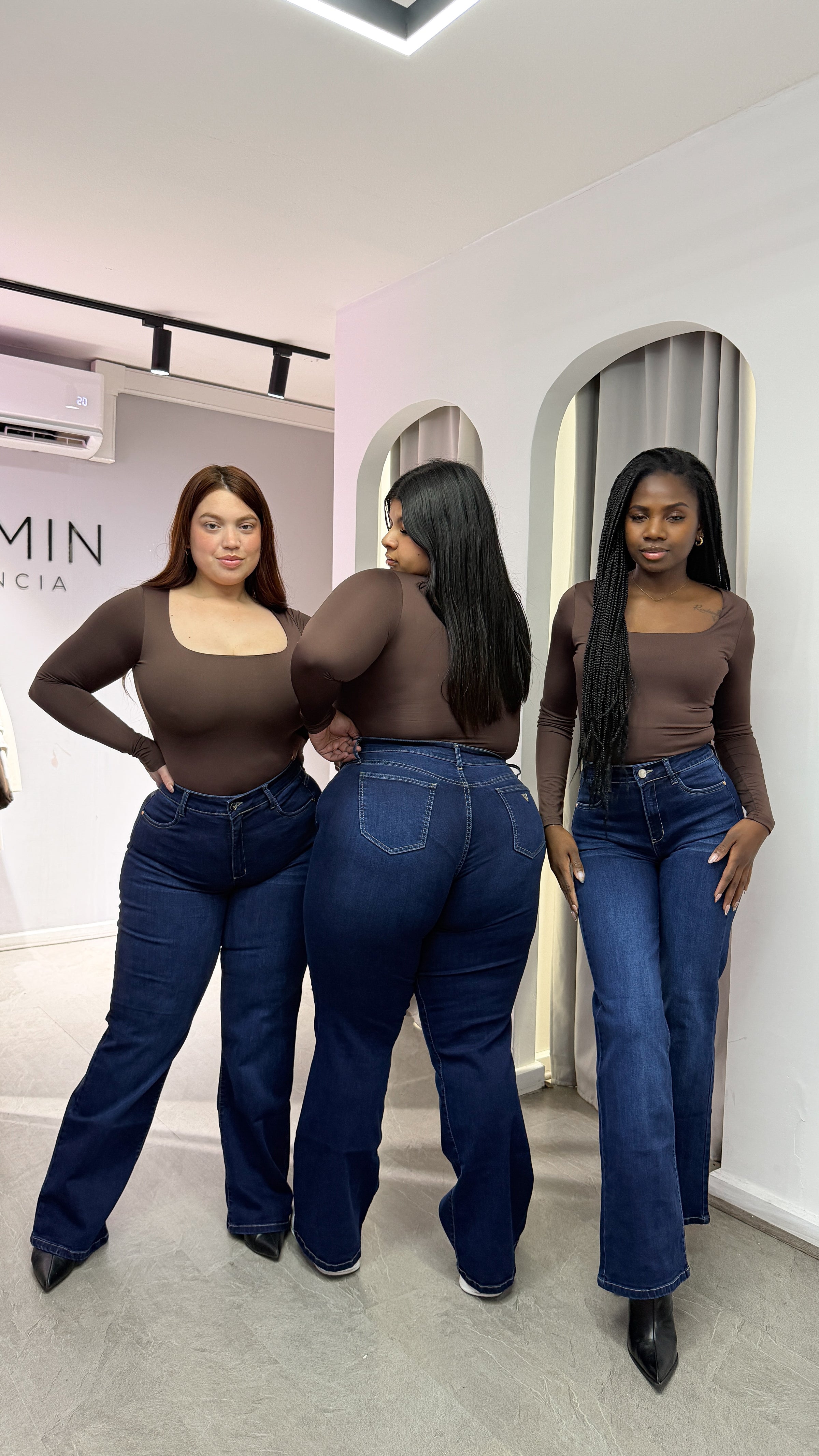 JEANS ATENEA WIDE LEG AZUL  PARADISE