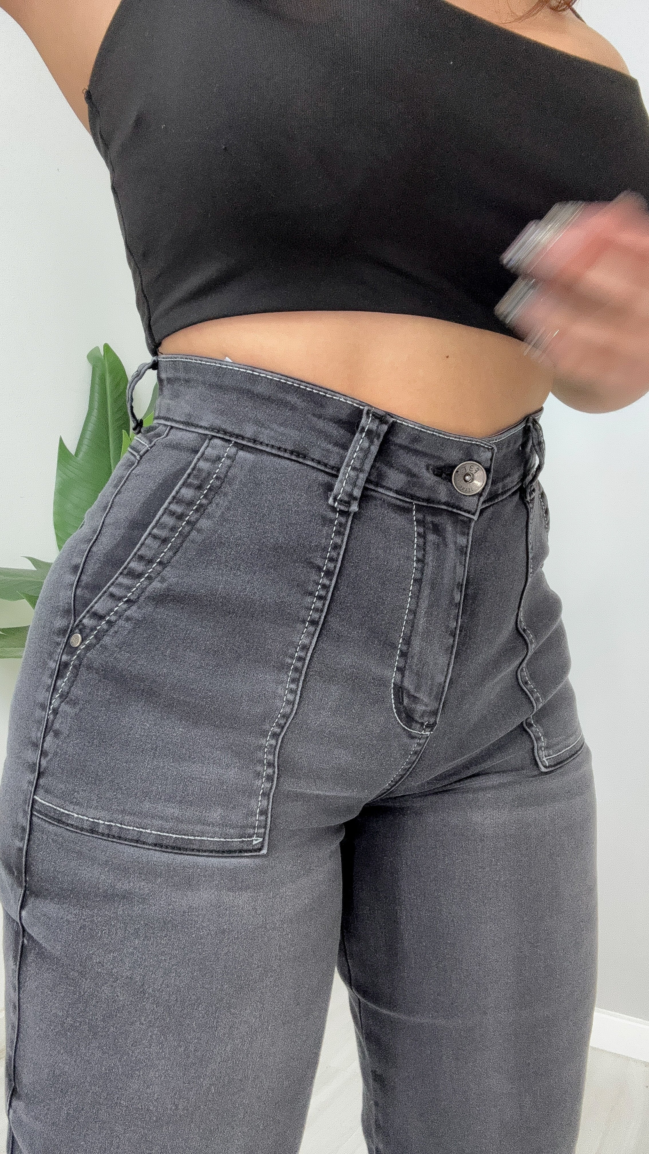 WIDE LEG GREY ATLANTA