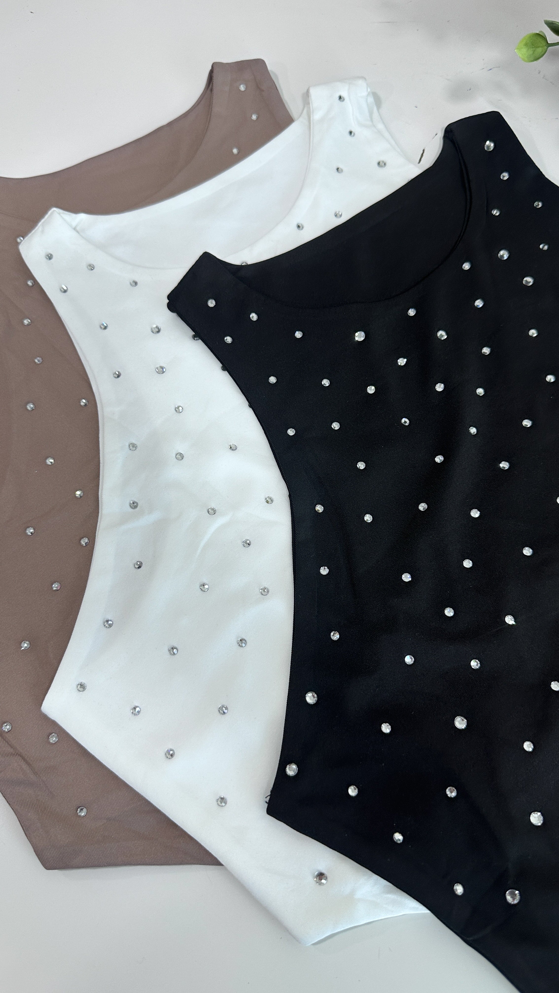 POLERA BÁSICA CRISTALES
