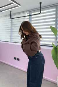 BOMBER MILANO GAMUZA