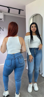 JEAN CONTROL DE ABDOMEN AZUL