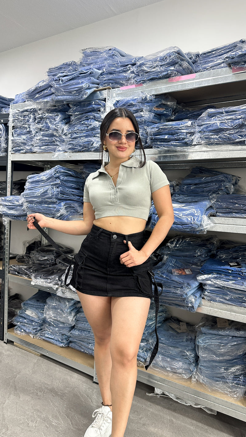 FALDA CARGO TIRANTES