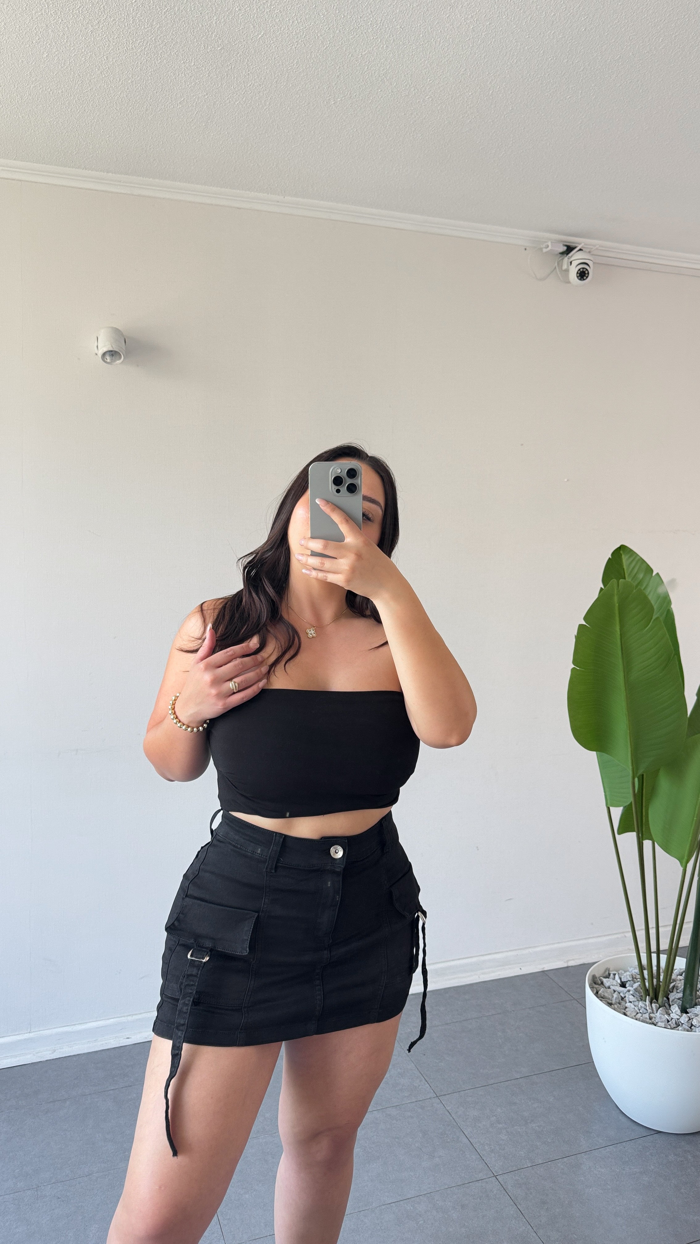 FALDA SHORT BLACK FOR3T