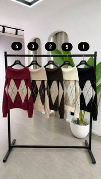 SWEATER ROMBO ELEGANCE