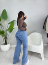•JEANS WIDE LEG BRASIL