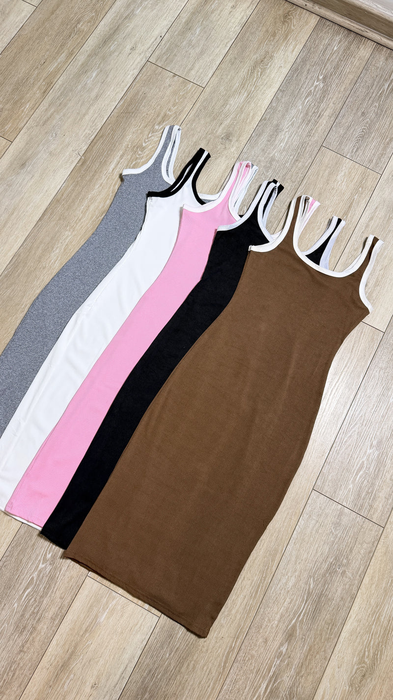 VESTIDO BICOLOR