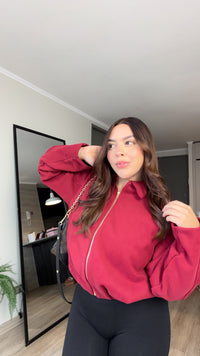 BOMBER ALGODON CON CUELLO