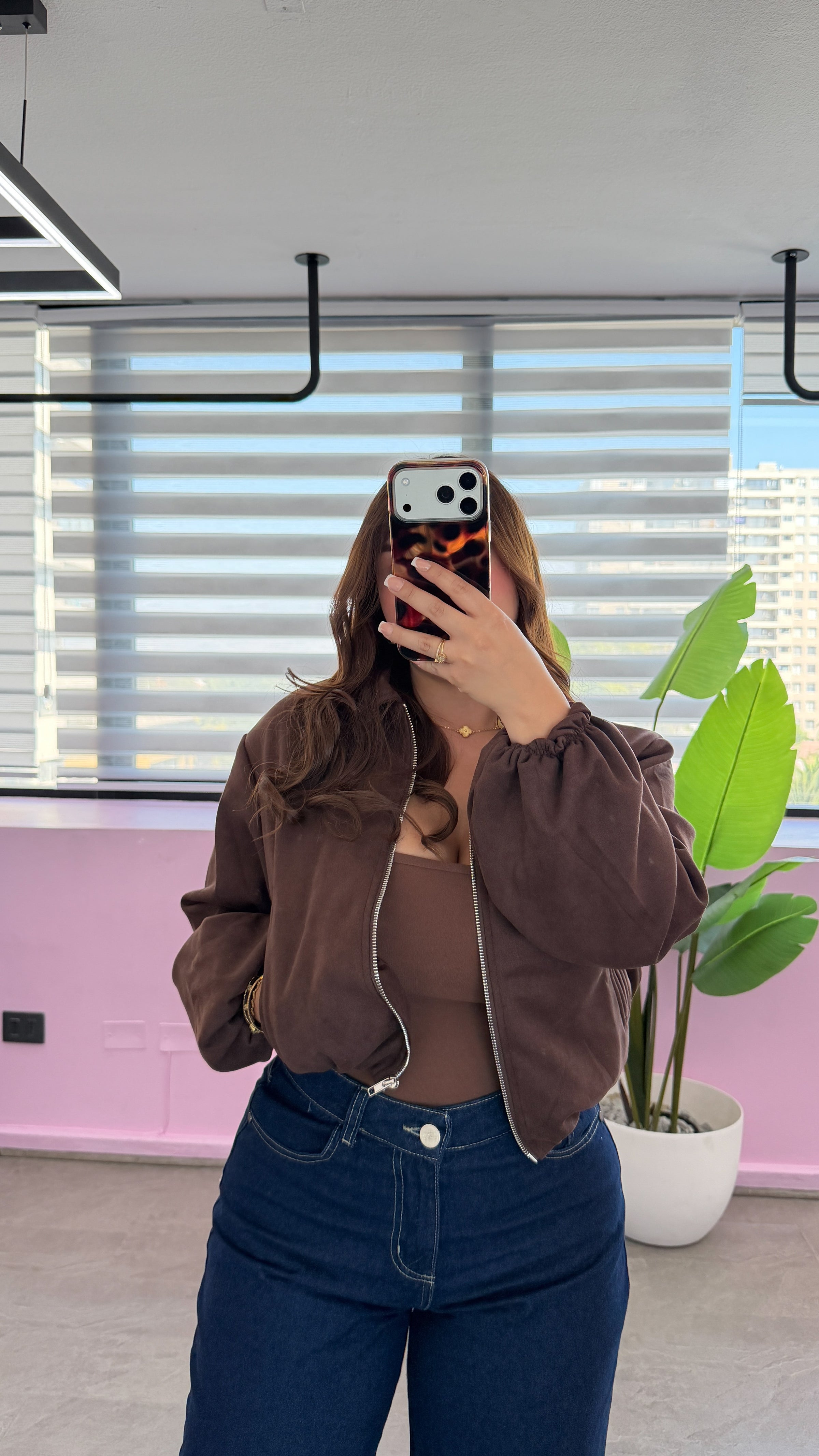 BOMBER MILANO GAMUZA