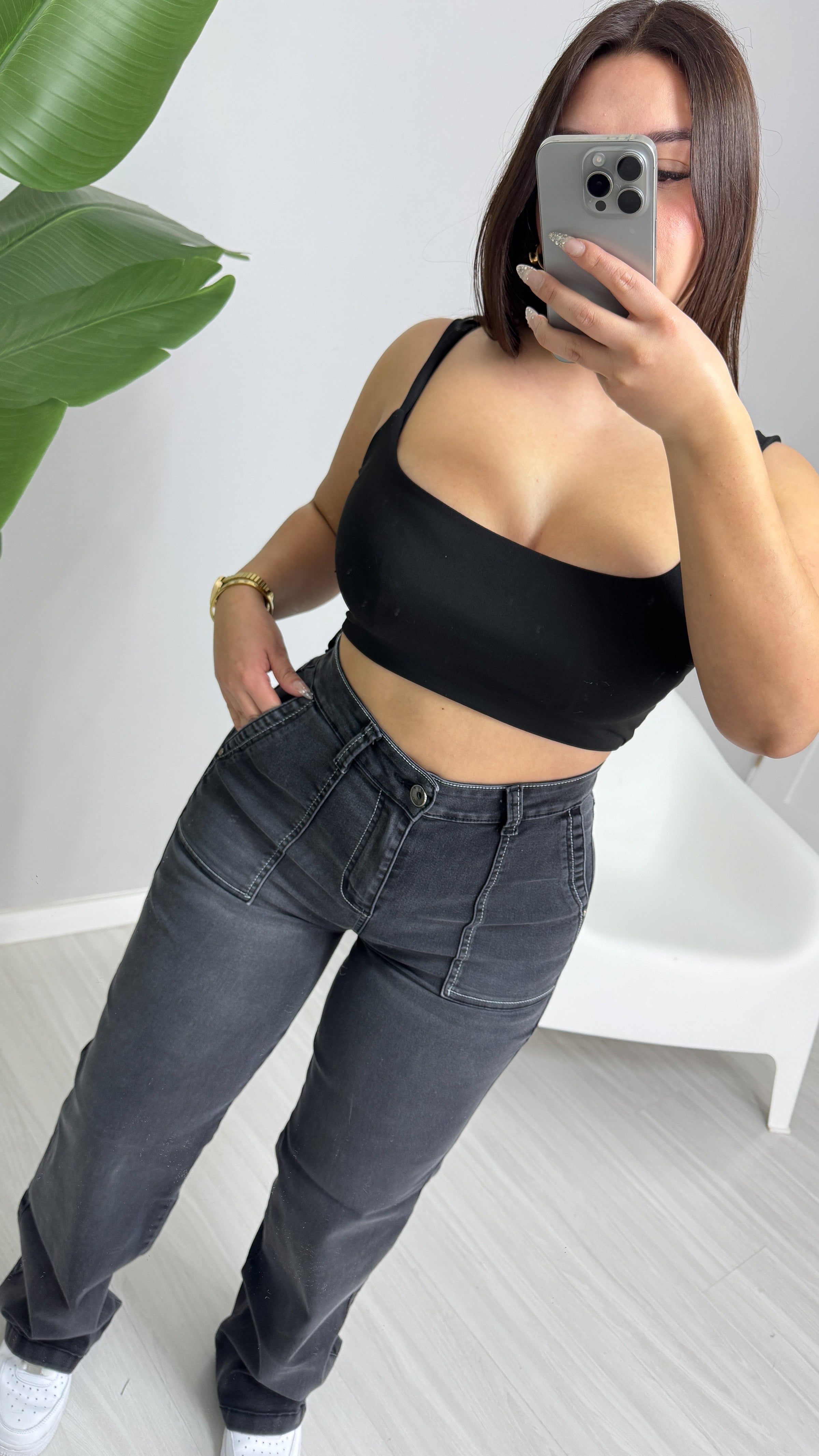 WIDE LEG GREY ATLANTA