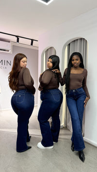 JEANS ATENEA WIDE LEG AZUL  PARADISE