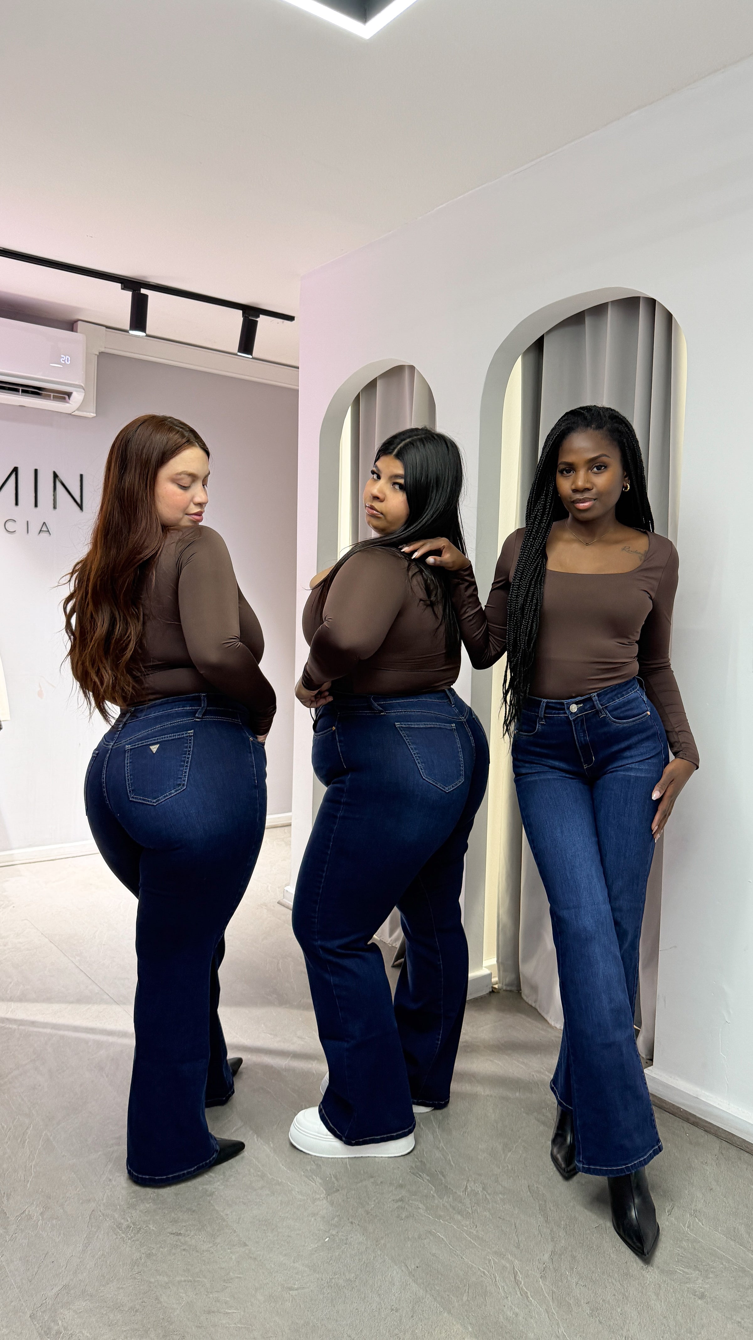JEANS ATENEA WIDE LEG AZUL  PARADISE