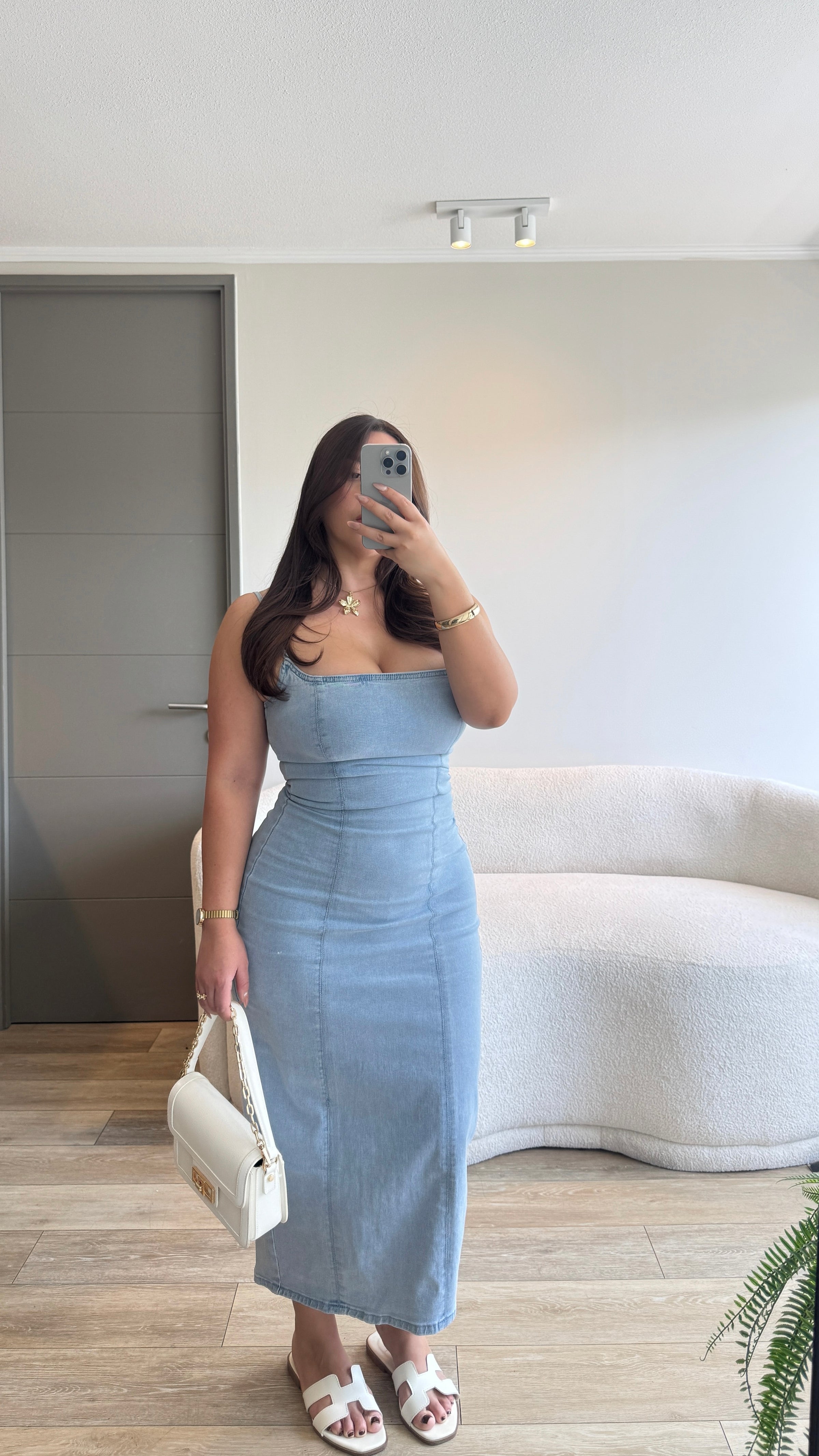 VESTIDO SILUETT CELESTE