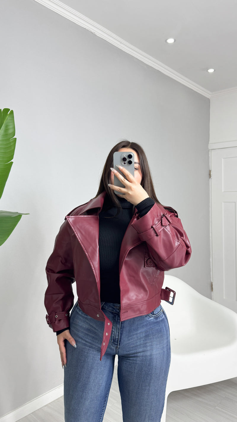 JACKET BIKER ECOCUERO