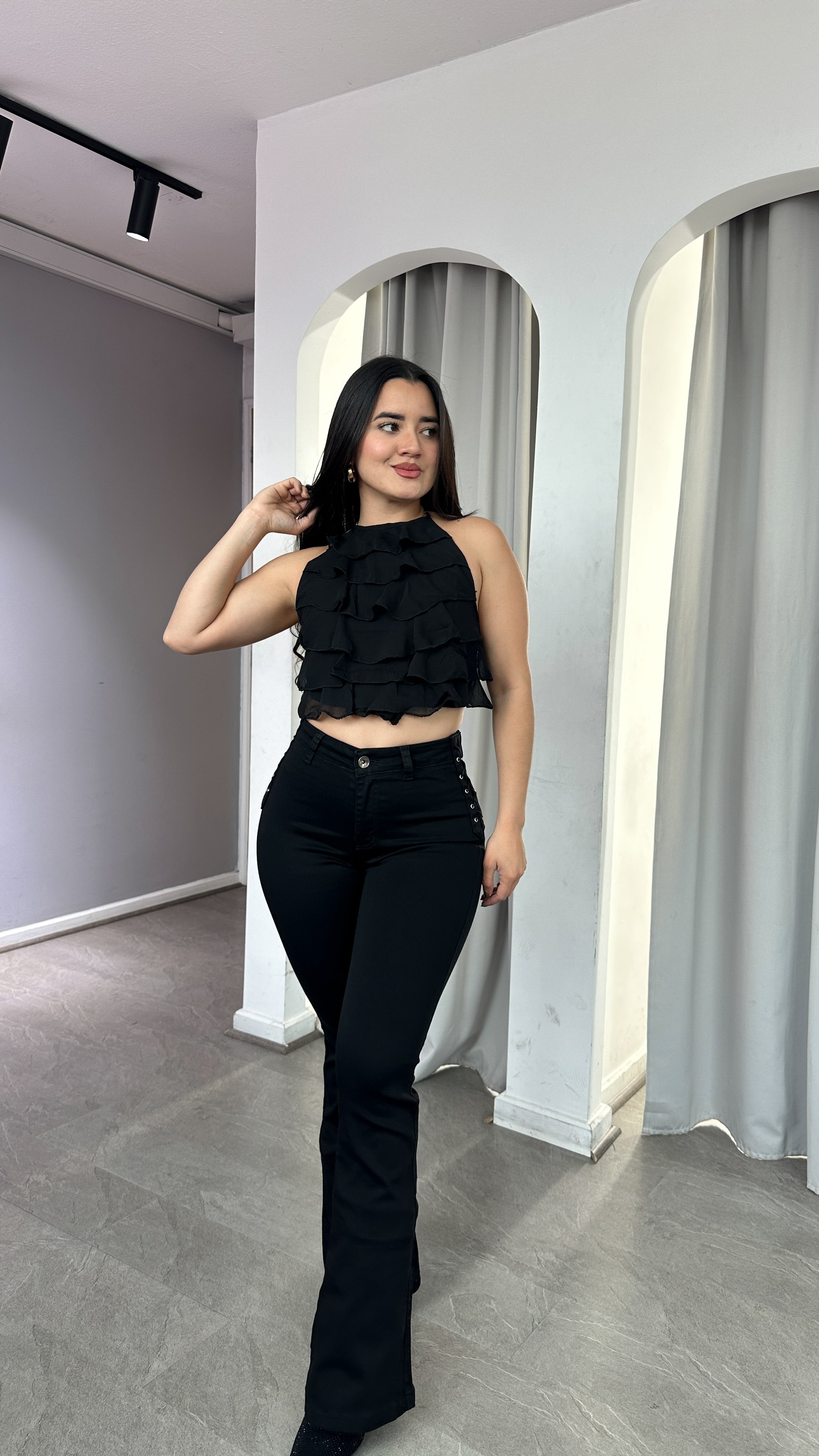 FLARE TRENZADO BLACK