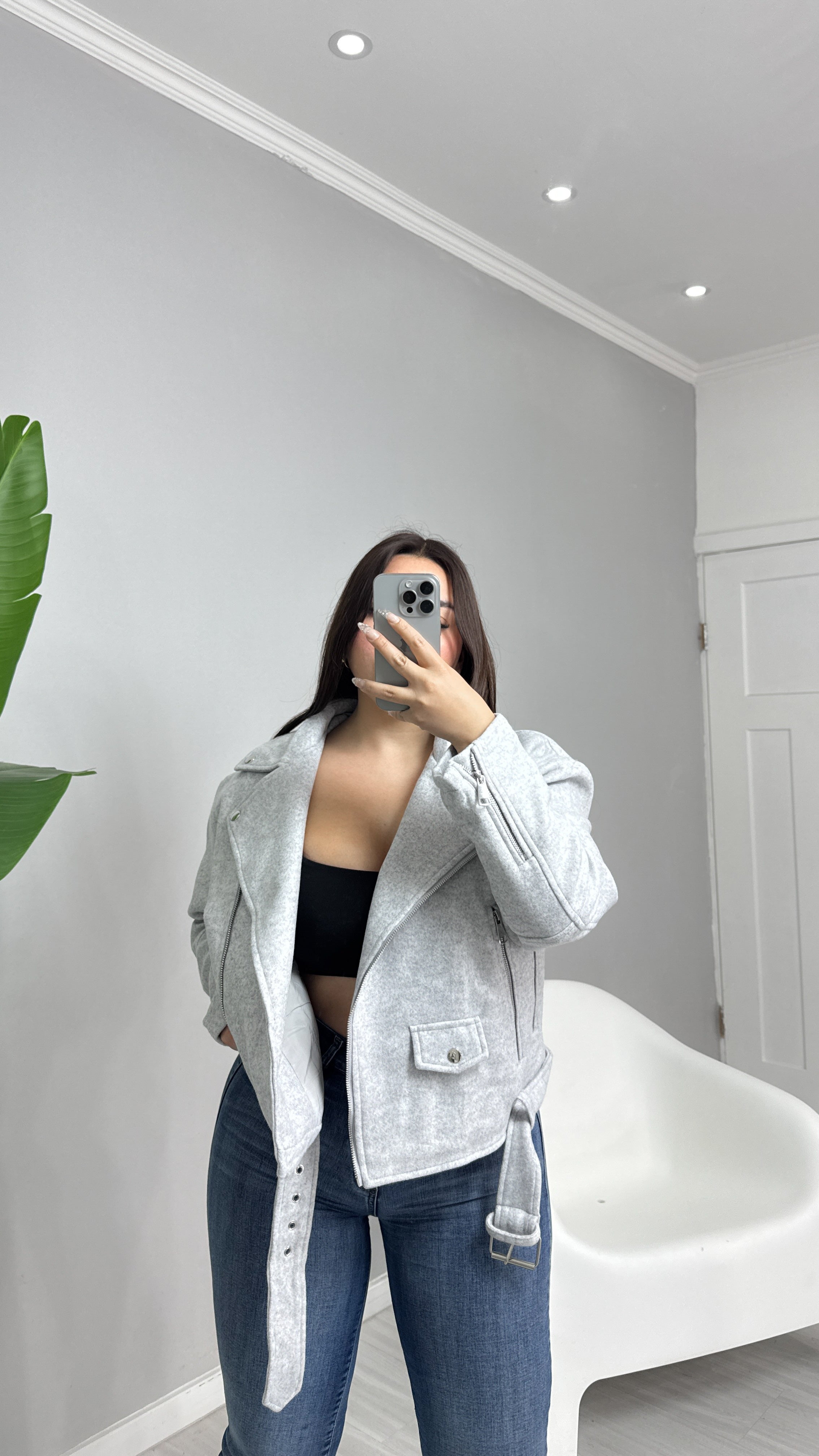 JACKET AVIADORA OVERSIZE
