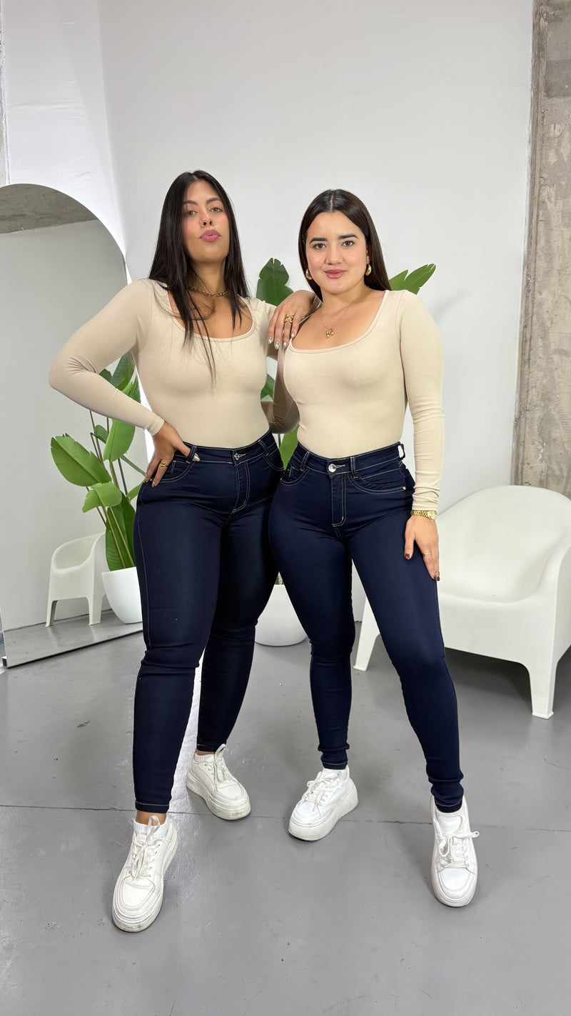 JEANS SKINNY BLUE