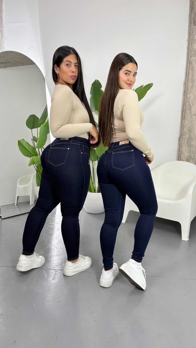 JEANS SKINNY BLUE