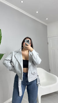 JACKET AVIADORA OVERSIZE