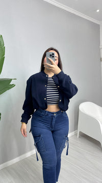 SKINNY CARGÓ AZUL