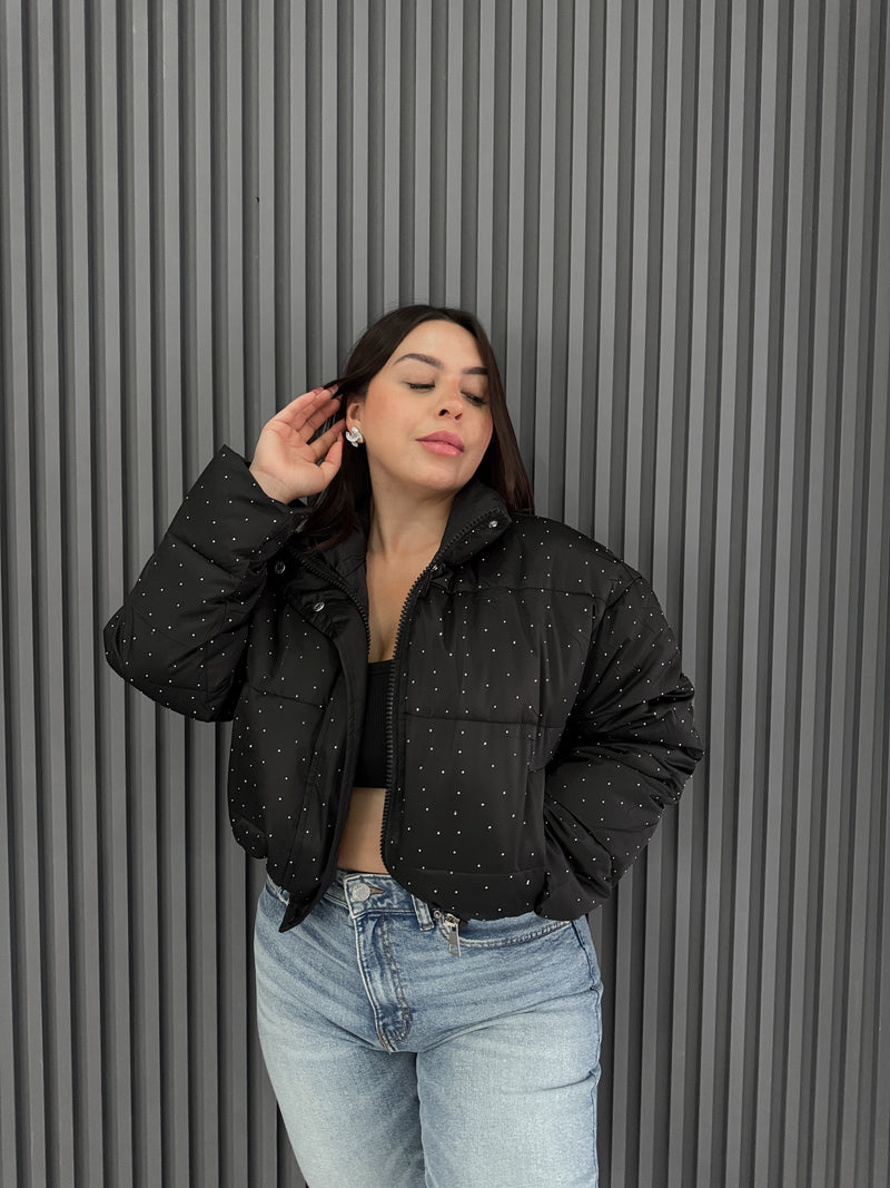 JACKET PUFFA BRILLOS