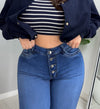JEANS SKINNY CONTROL DE ABDOMEN FOR3T (NUEVO)