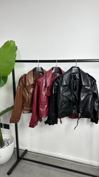 JACKET BIKER ECOCUERO