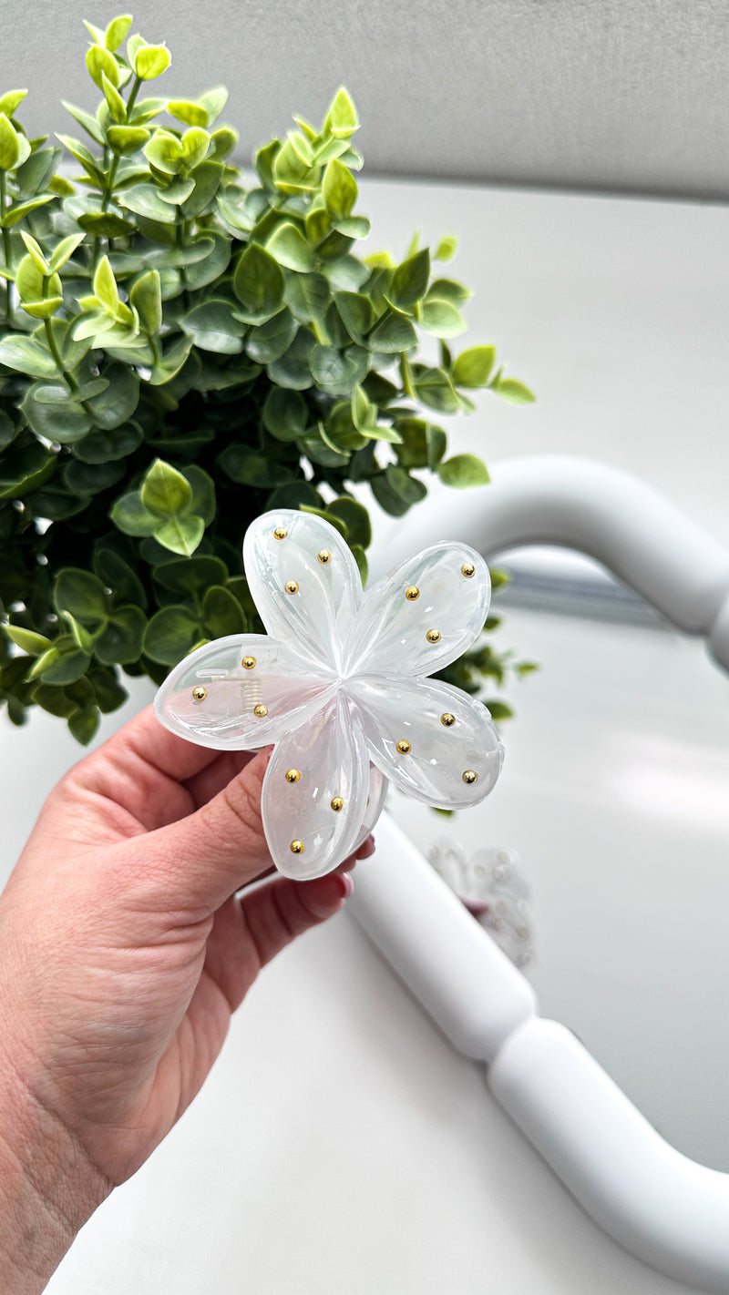 PINCHE FLORES BRILLOS