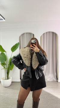 JACKET CUERO BROOKLYN ZARA