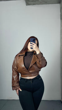 JACKET BIKER ECOCUERO