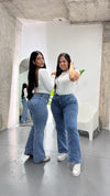 •JEANS WIDE LEG BRASIL