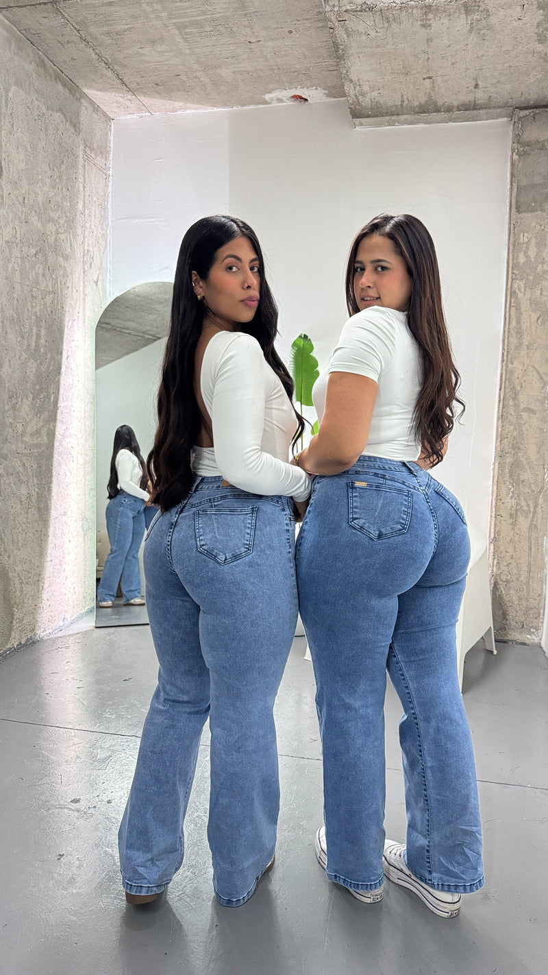 •JEANS WIDE LEG BRASIL