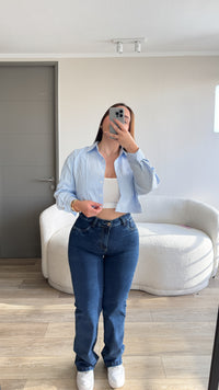 WIDE LEG CLÁSICO AZUL