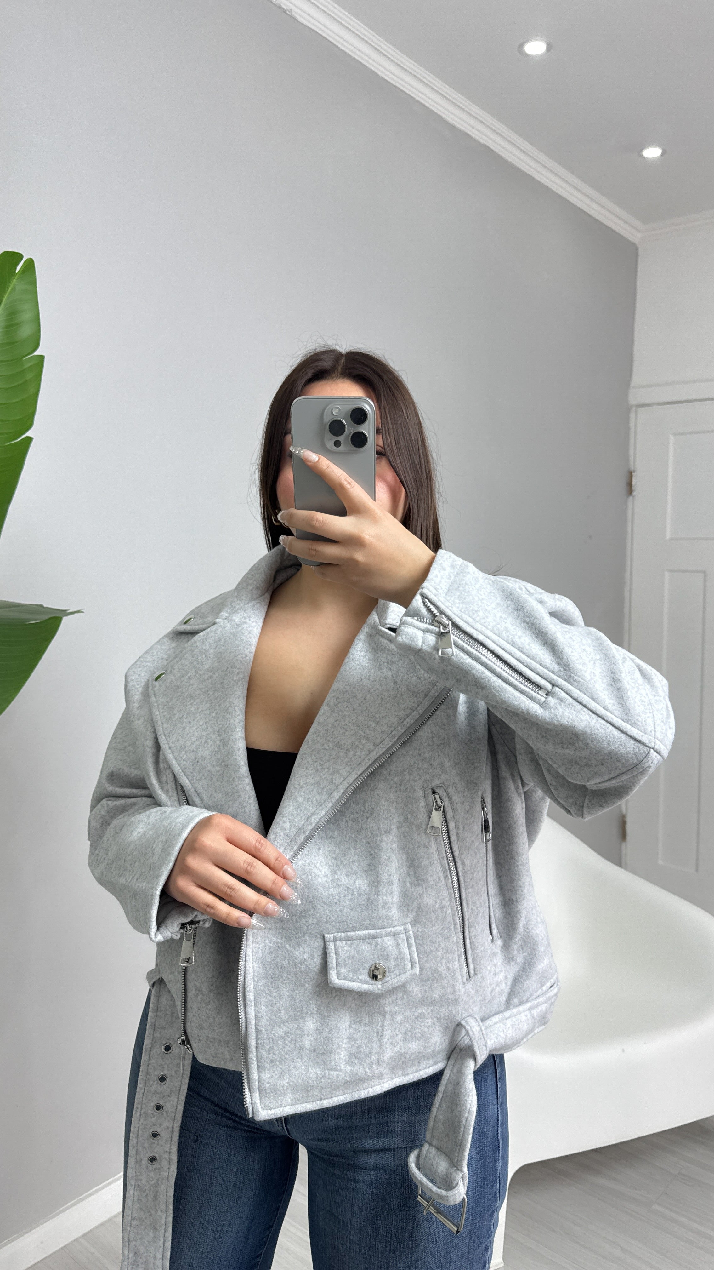 JACKET AVIADORA OVERSIZE