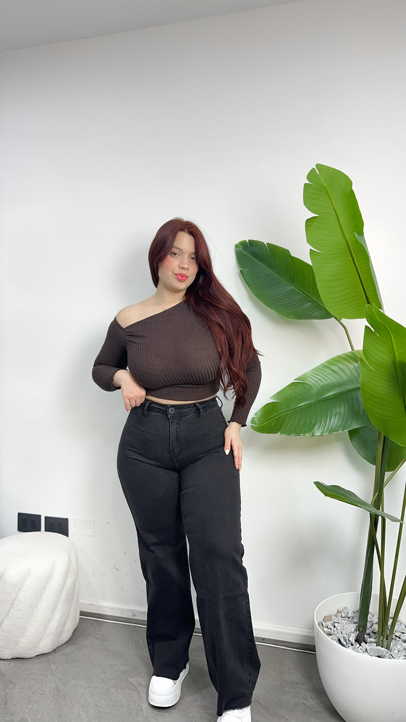 JEANS RECTO LUISIANA (negro)