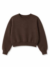 POLERON CROP COQUETTE COFFE