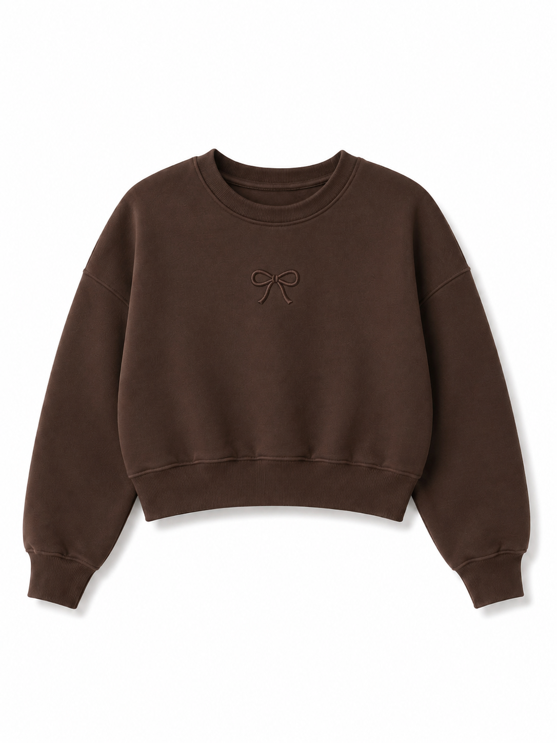 POLERON CROP COQUETTE COFFE