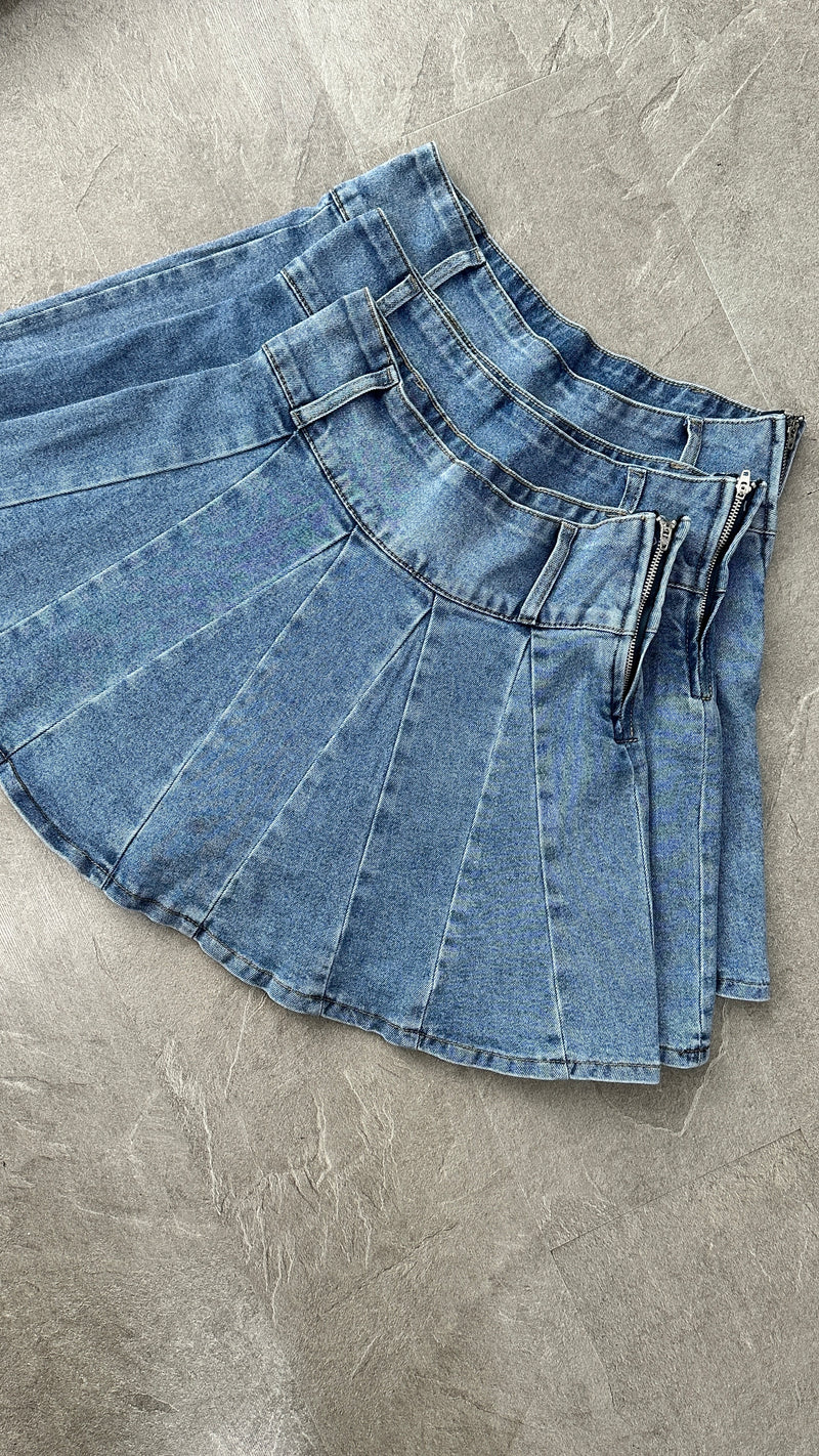 MINI FALDA SHORT DENIM