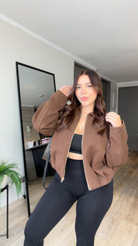 BOMBER ALGODON CON CUELLO