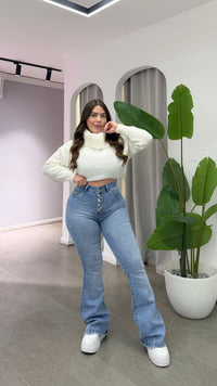 JEANS FLARE CLEO CONTROL ABDOMEN