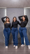 WIDE LEG ASIMÉTRICO AZUL