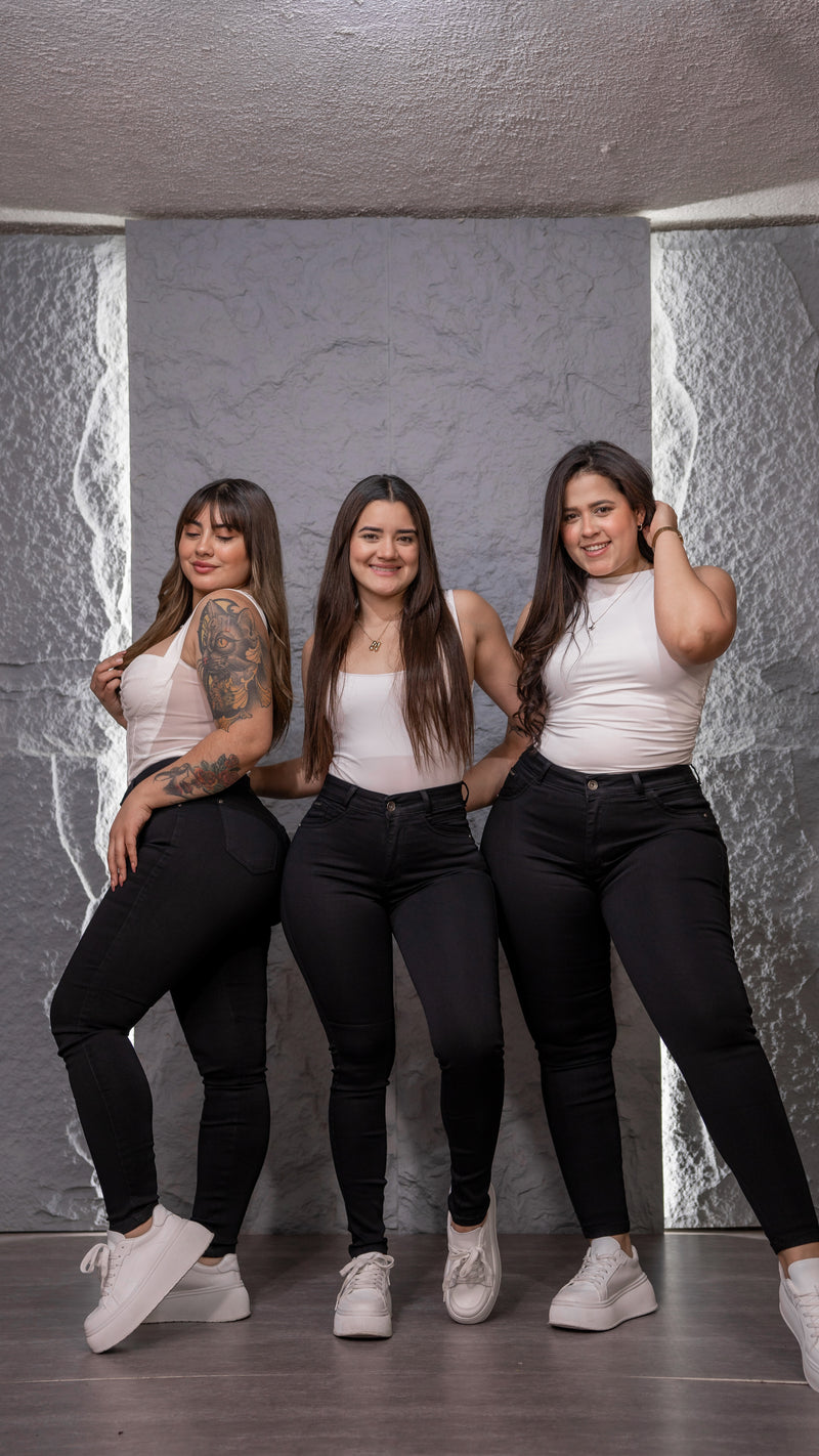 SKINNY BLACK CLÁSICO FOR3T (𝟥𝟨 𝗁𝖺𝗌𝗍𝖺 𝟧𝟢)