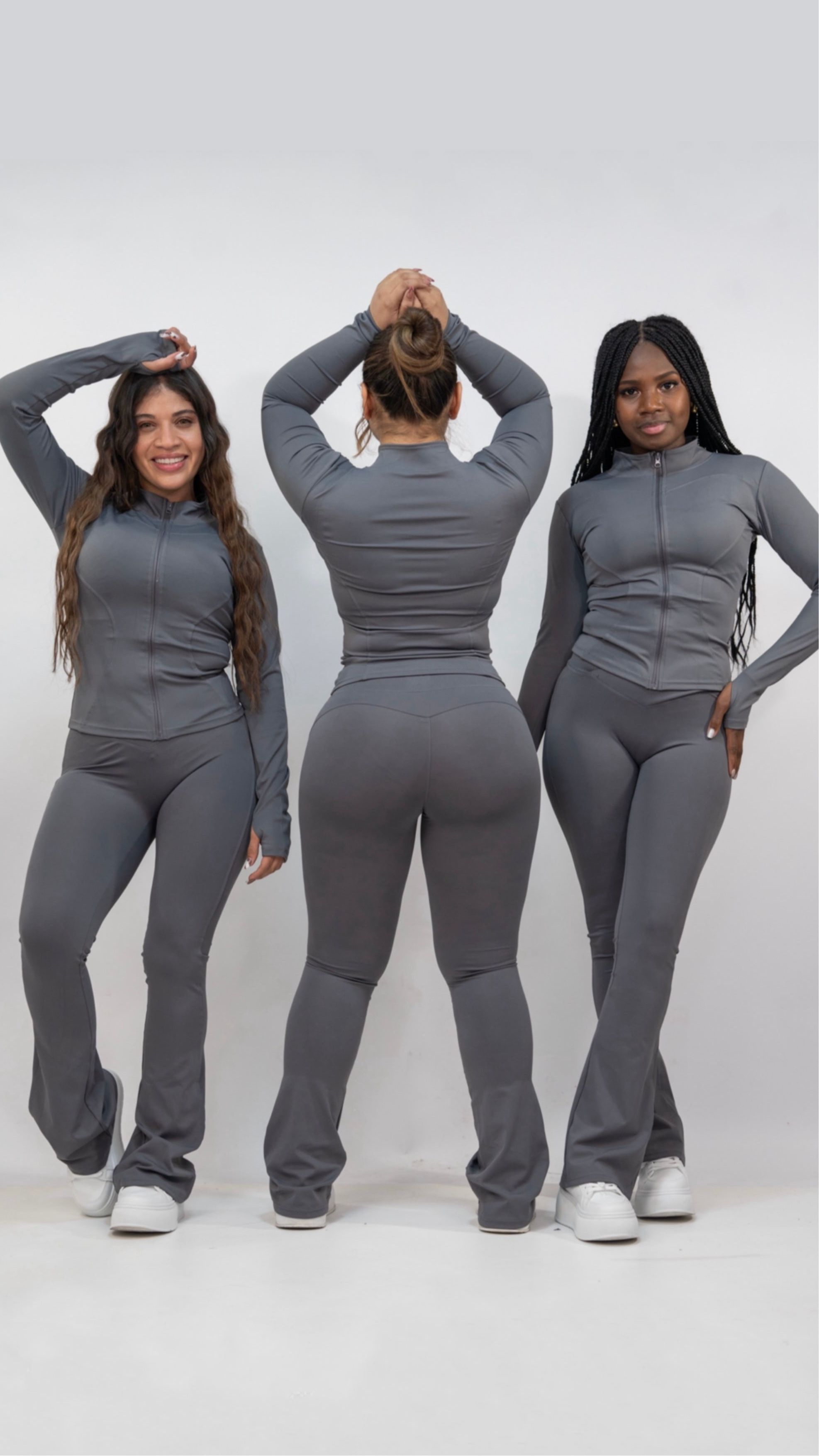 SET CURVY FLARE SPORT (gris)