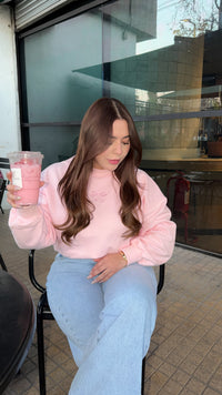 POLERON CROP COQUETTE PINK