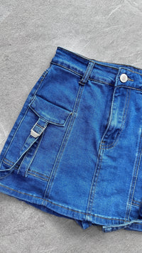 FALDA CARGO BLUE