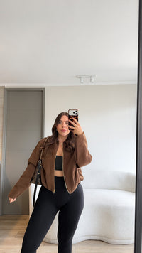 BOMBER ALGODON CON CUELLO