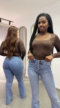 JEANS FLARE CLEO CONTROL ABDOMEN